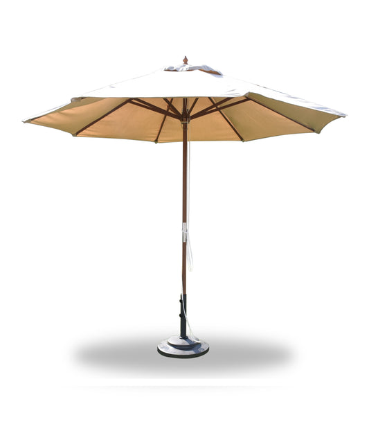 11 Feet Wooden Round Umbrella (Base sold separately)