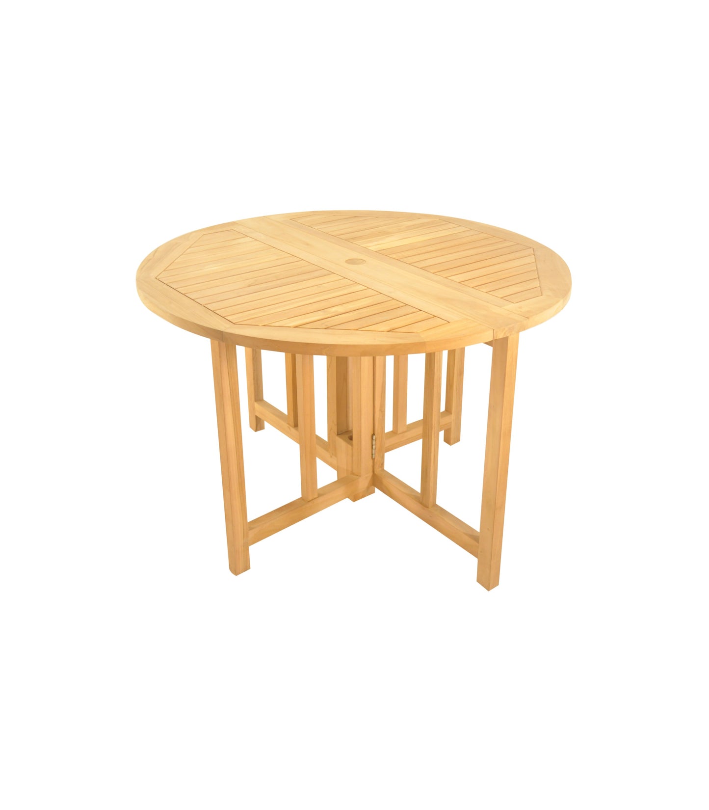 48 Round Butterfly Table and with 4 Arbor Armless Chairs