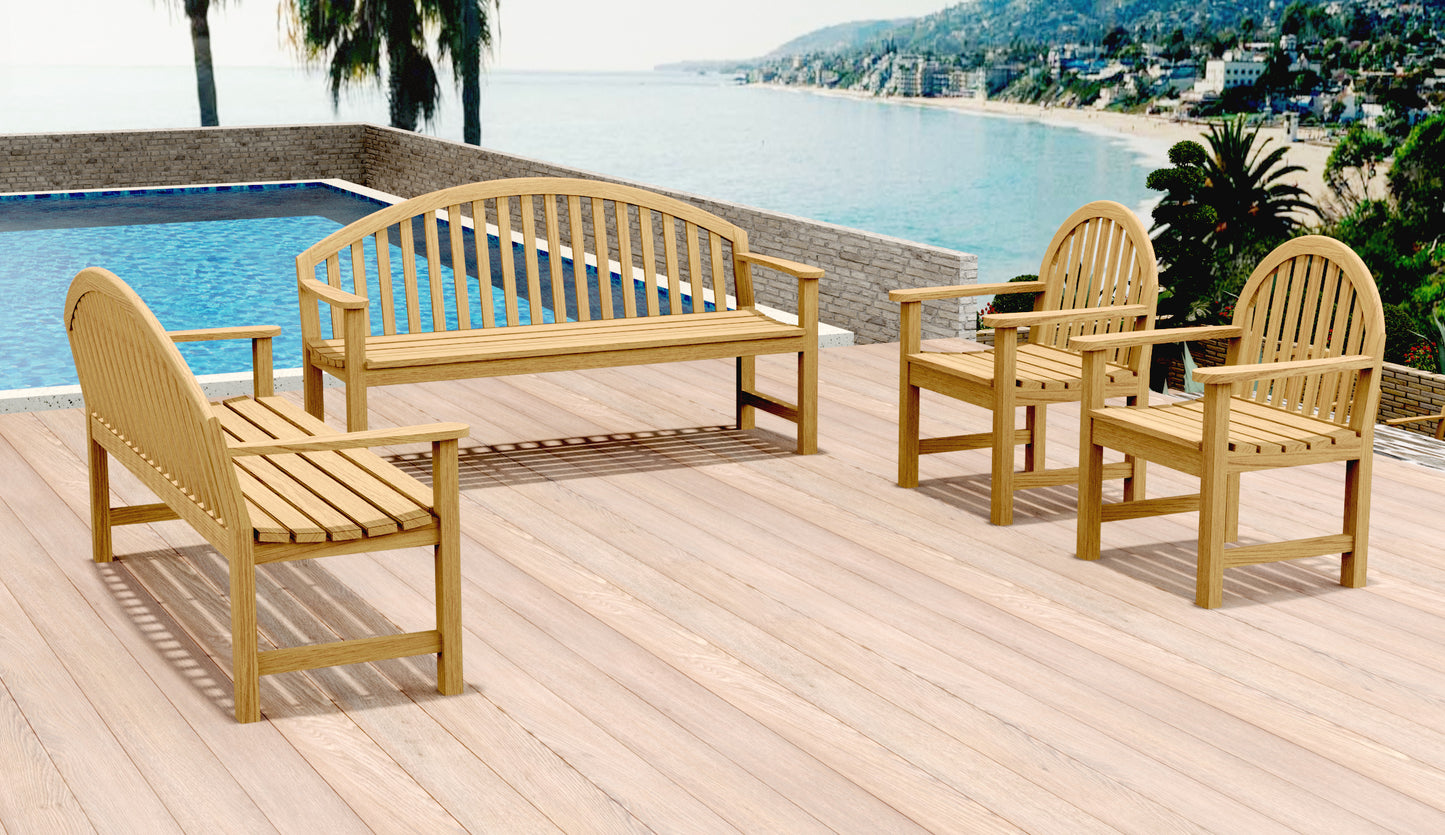 Giverny Benches and Chairs Set
