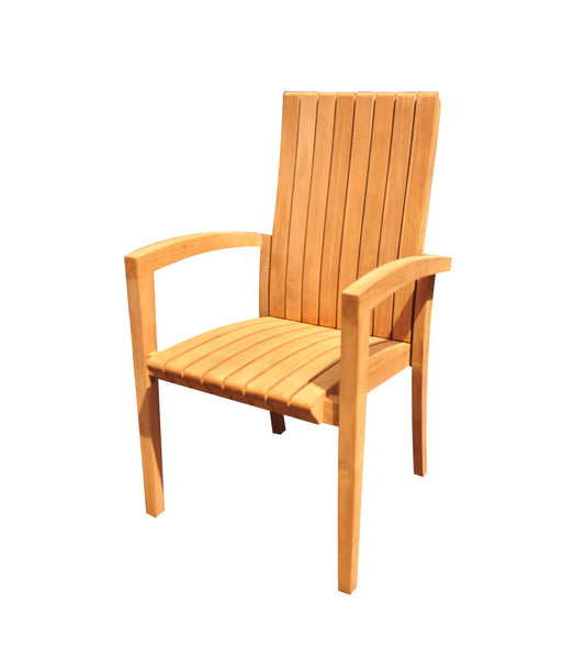 Goa Stacking Arm Dining Chair