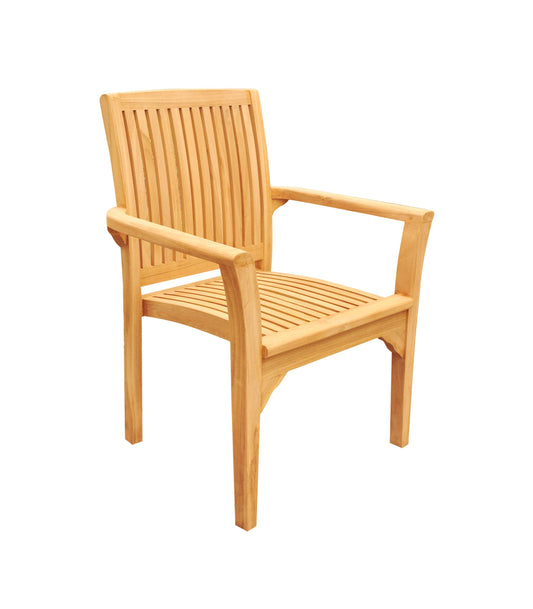 Lua Stacking Arm Dining Chair