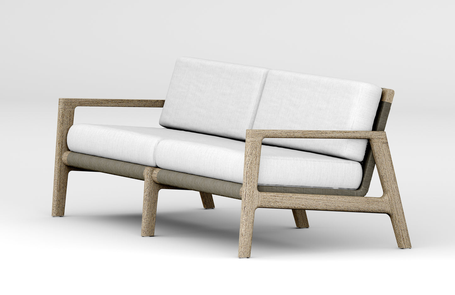 Sema Lounge Sofa - Weathered Teak
