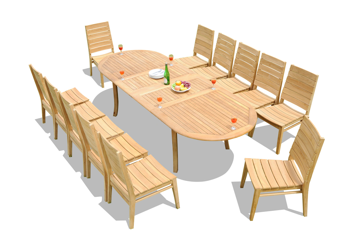 117" Oval Table with Charleston Chairs
