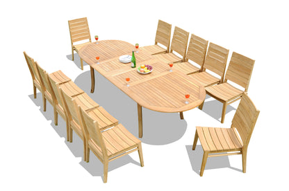 117" Oval Table with Charleston Chairs