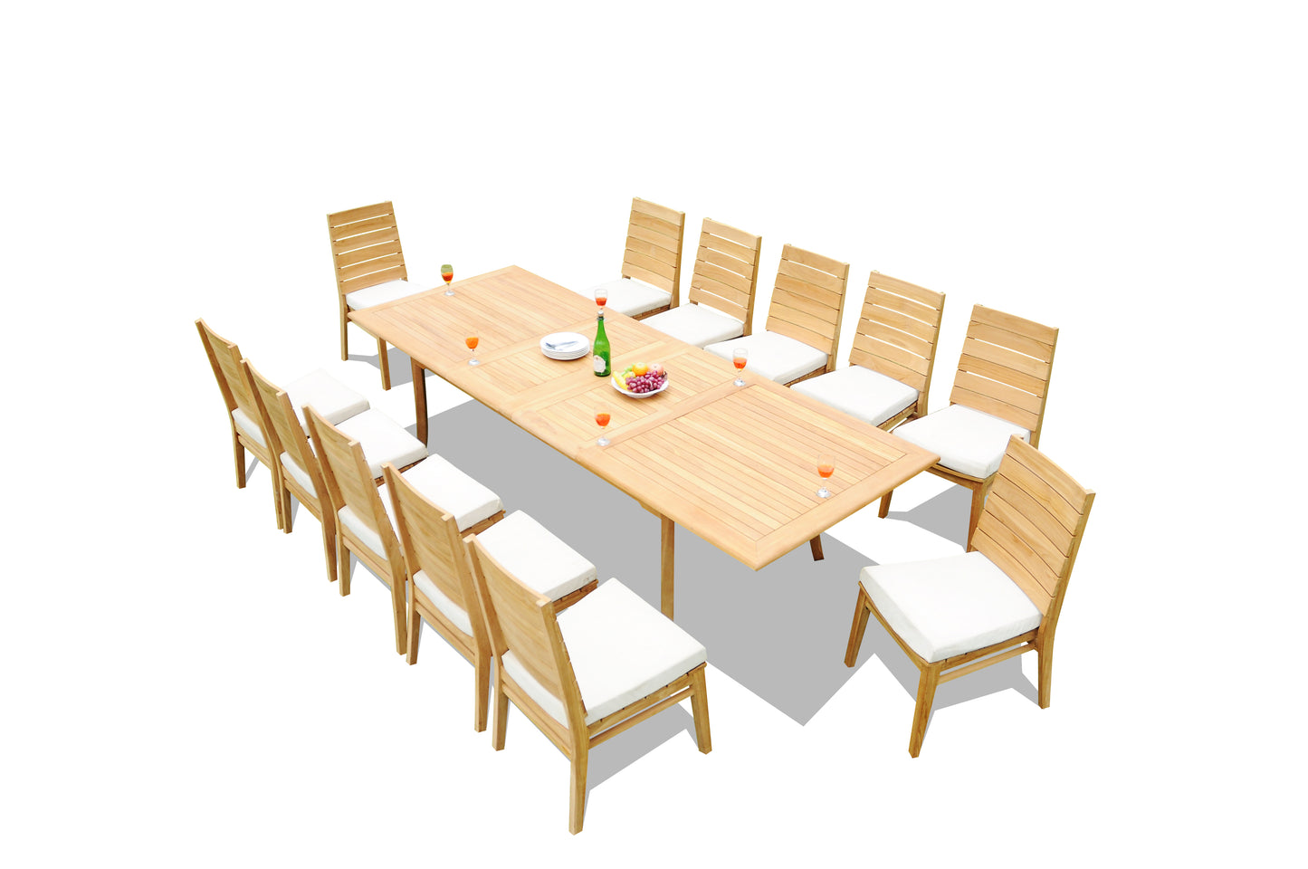 117" Rectangle Table with Charleston Chairs