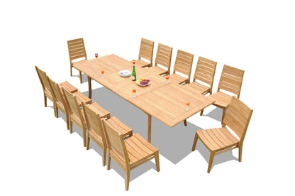 117" Rectangle Table with Charleston Chairs
