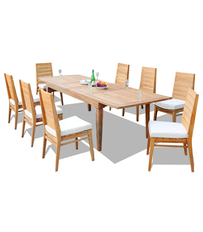 122" Caranas Dining Table with Charleston Chairs