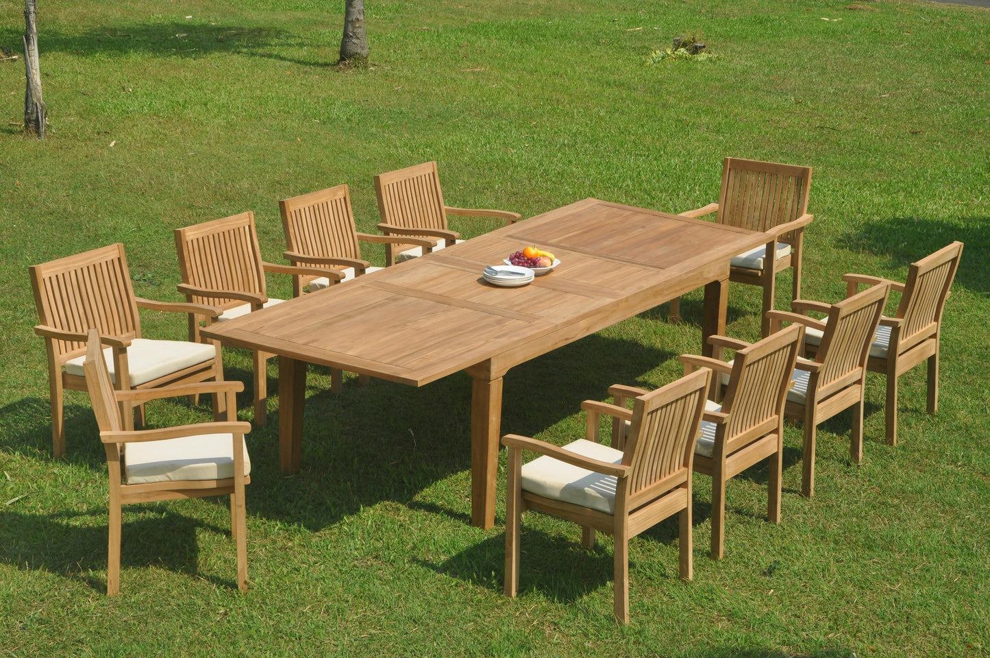122" Caranas Dining Table with Leveb Chairs