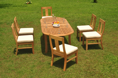 94" Oval Table with Osborne Armless Chairs