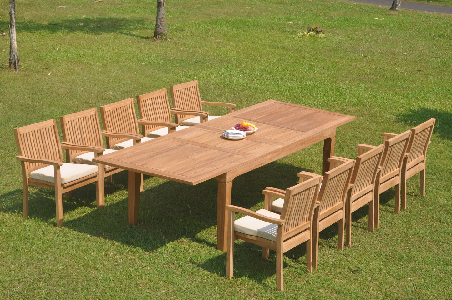 122" Caranas Dining Table with Leveb Chairs