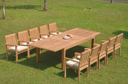 122" Caranas Dining Table with Leveb Chairs
