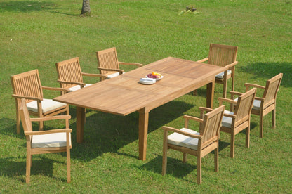 122" Caranas Dining Table with Leveb Chairs