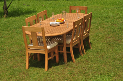94" Oval Table with Osborne Armless Chairs