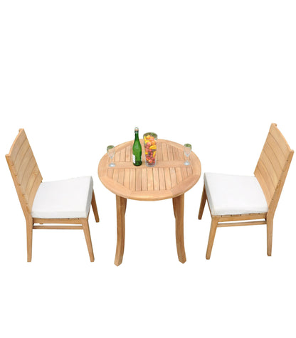 36" Round Table with Charleston Chairs