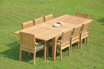 122" Caranas Dining Table with Leveb Chairs