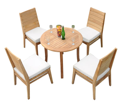 36" Round Table with Charleston Chairs
