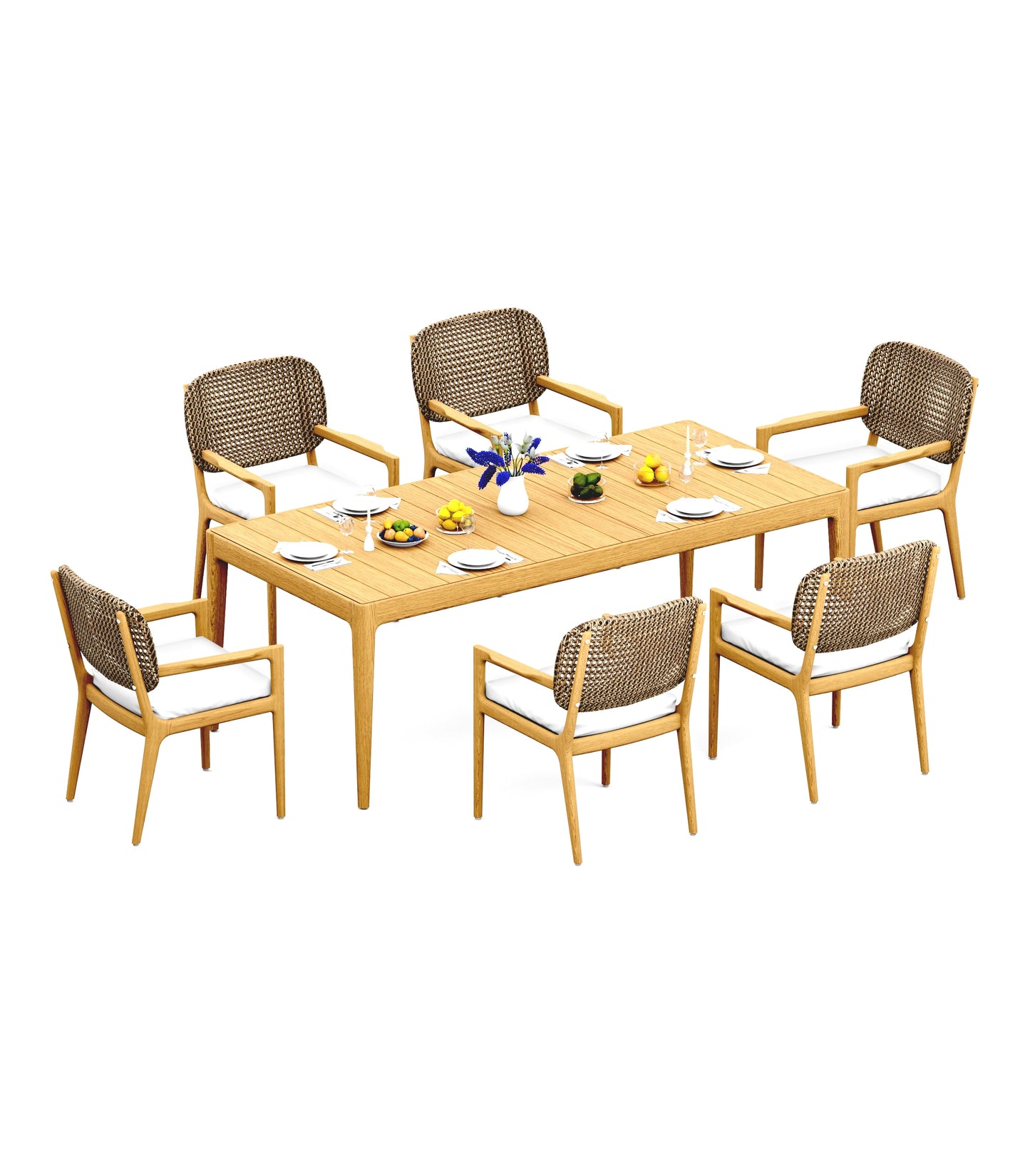 Amilo Dining Table with Akyee Dining Chairs