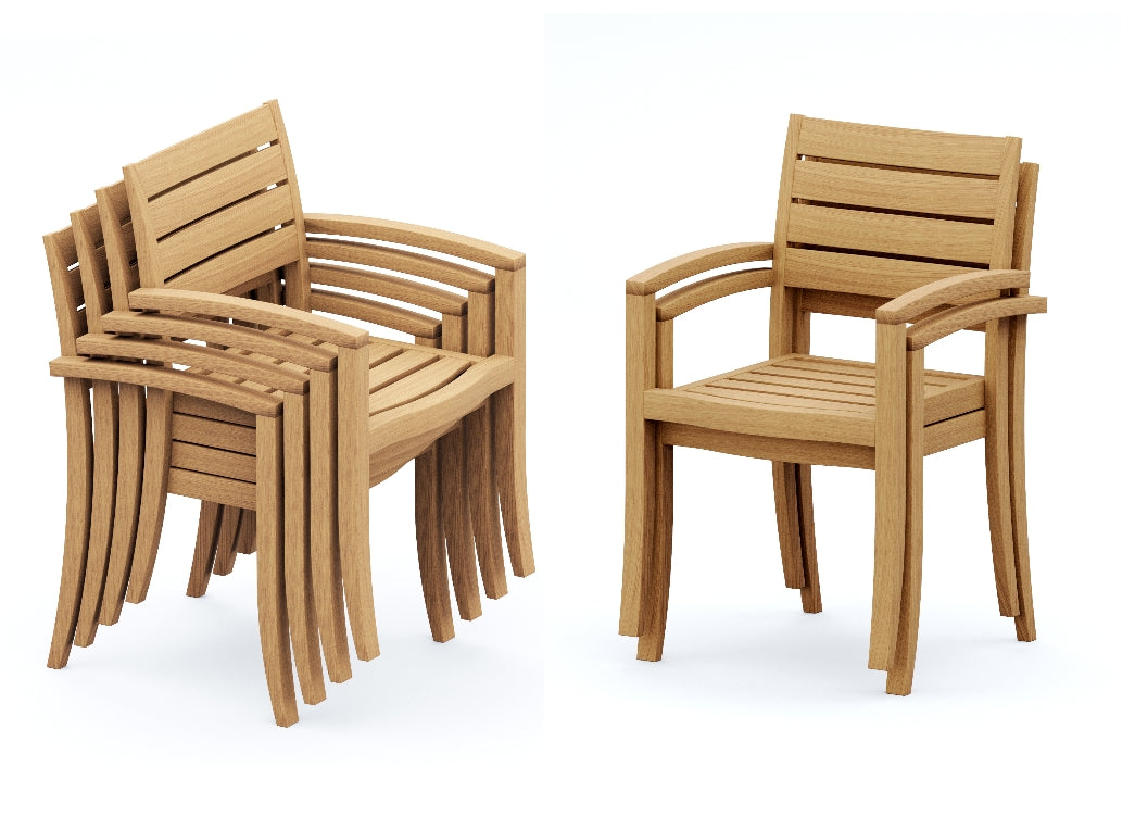 Travota Stacking Arm Dining Chair