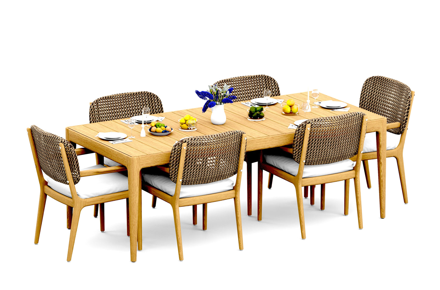 Amilo Dining Table with Akyee Dining Chairs