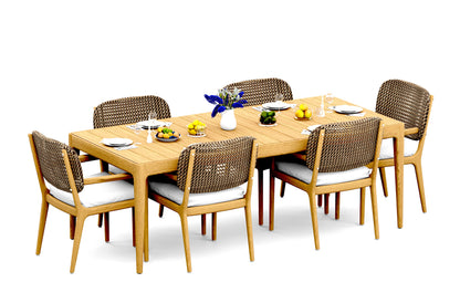 Amilo Dining Table with Akyee Dining Chairs
