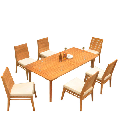 83" Rectangle Table with Charleston Chairs
