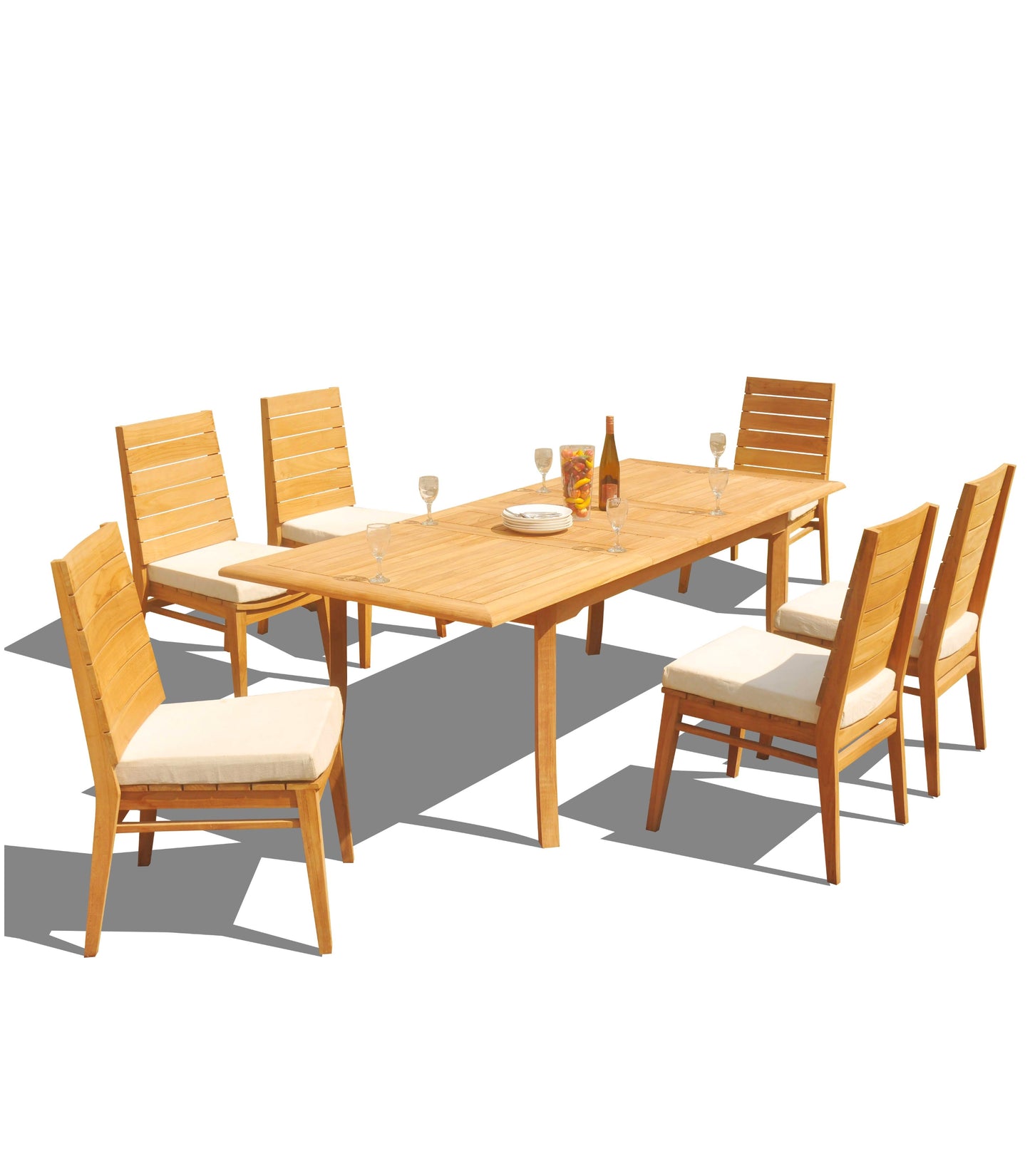 94" Rectangle Table with Charleston Chairs
