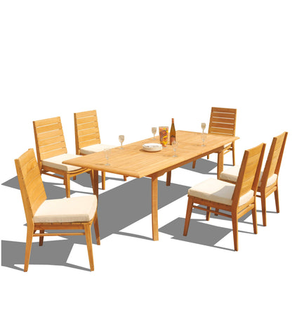 94" Rectangle Table with Charleston Chairs