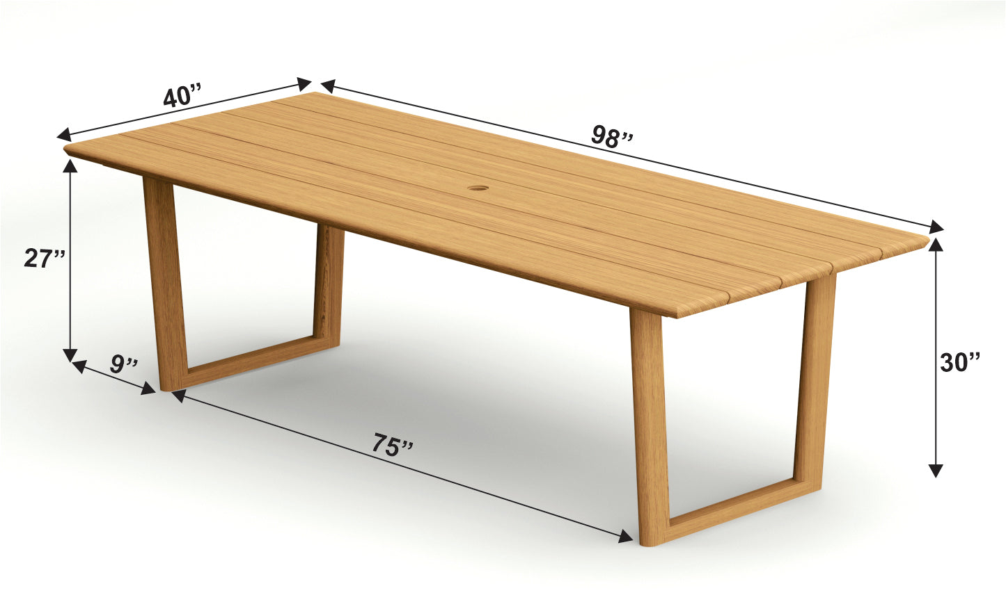 Sema Rectangle Dining Table