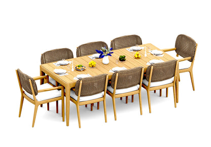 Amilo Dining Table with Akyee Dining Chairs