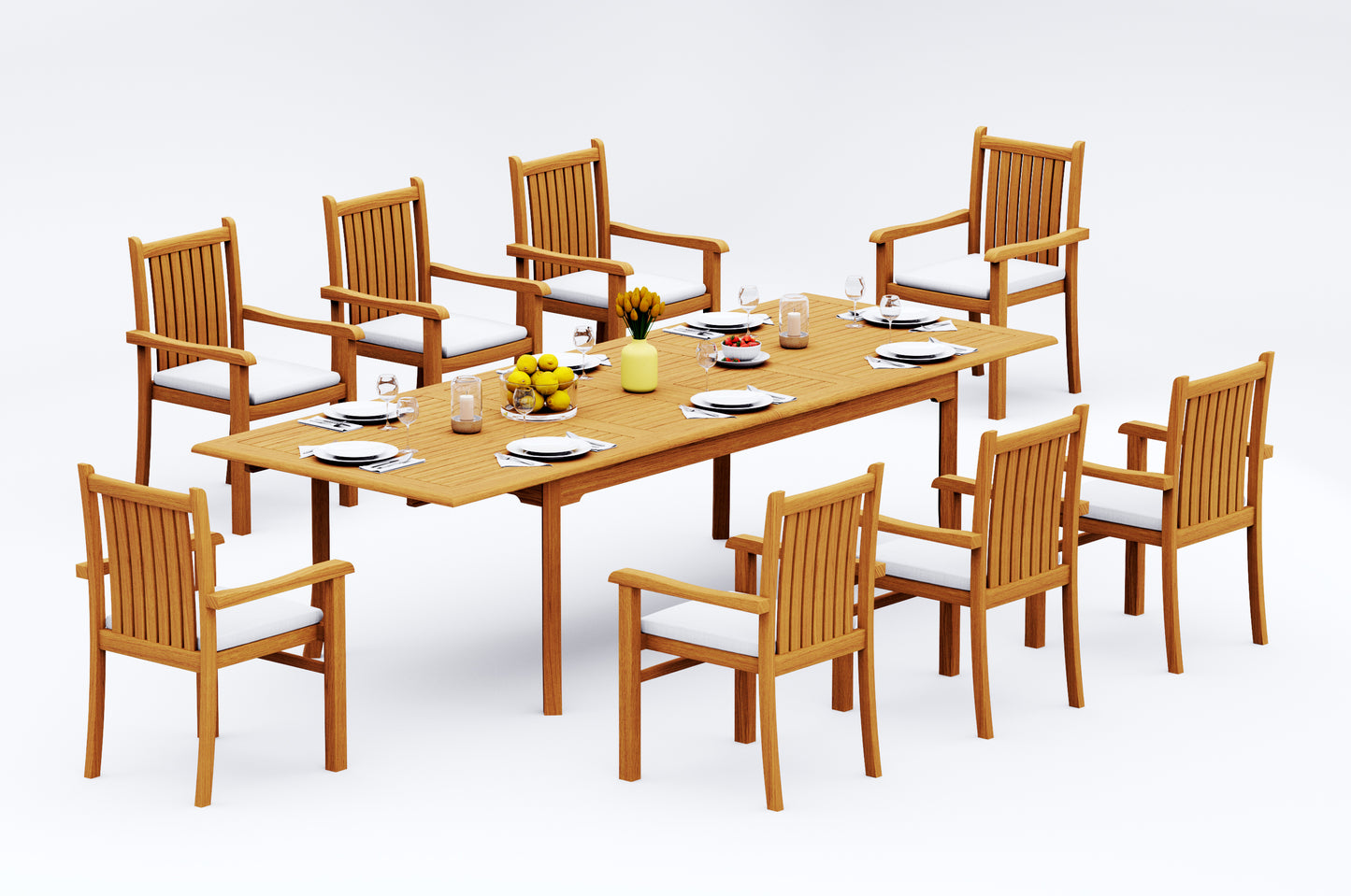 94" Rectangle Table with Cahyo Chairs