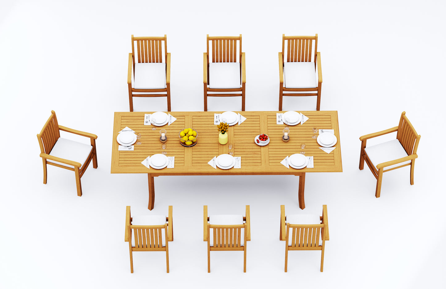 94" Rectangle Table with Cahyo Chairs