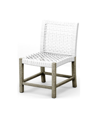 Alsoi Dining Armless Chair - Weathered Teak