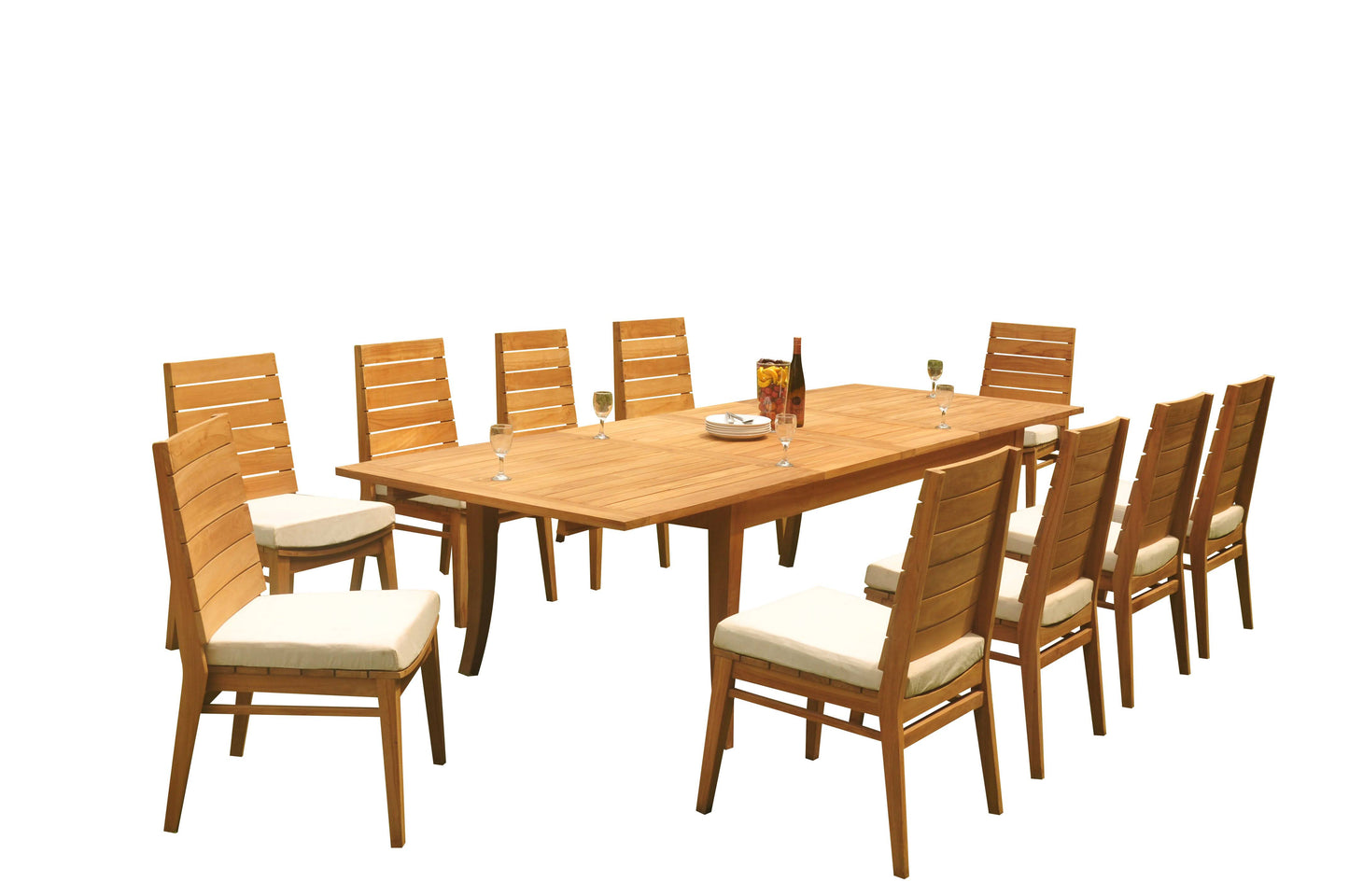 122" Atnas Dining Table with Charleston Chairs