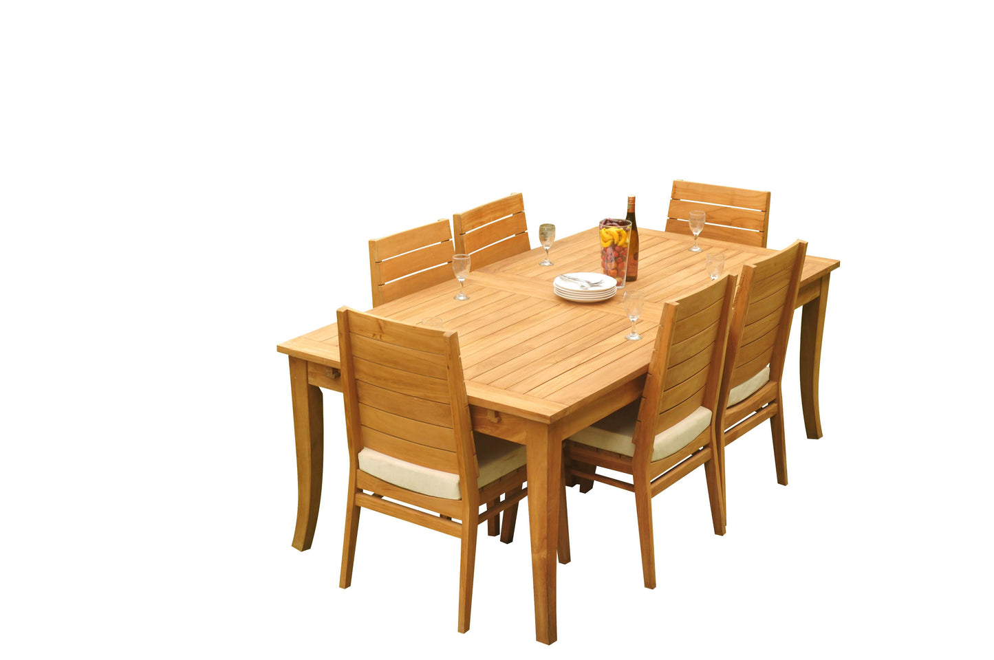 122" Atnas Dining Table with Charleston Chairs