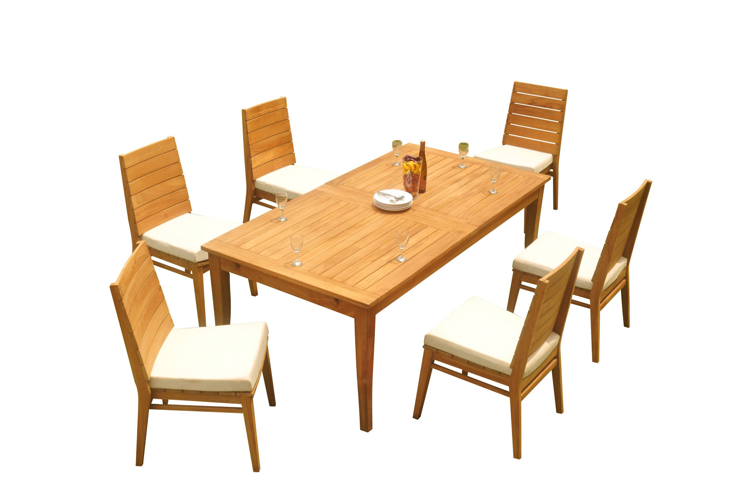 122" Atnas Dining Table with Charleston Chairs