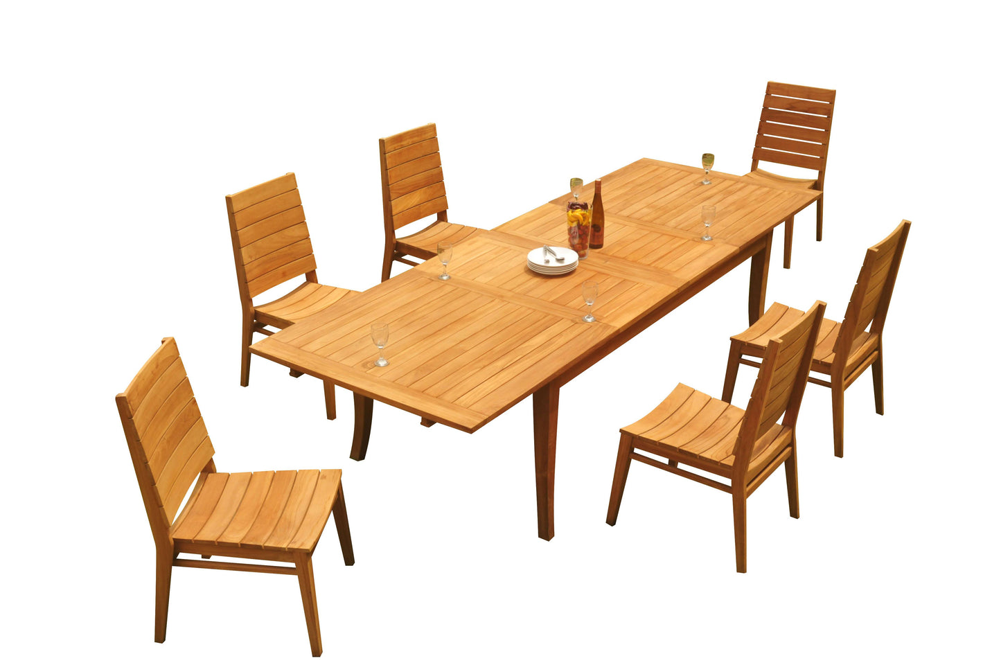 122" Atnas Dining Table with Charleston Chairs