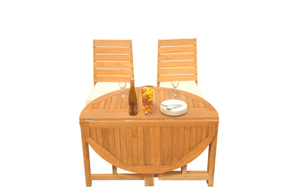 48 Round Butterfly Table and with 4 Charleston Chairs