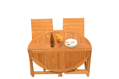48 Round Butterfly Table and with 4 Charleston Chairs