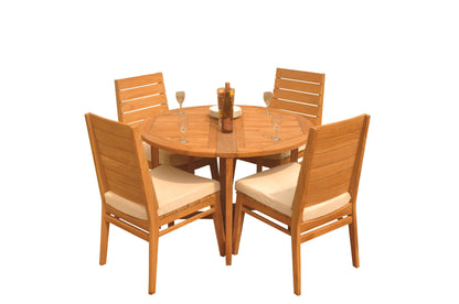 48 Round Butterfly Table and with 4 Charleston Chairs