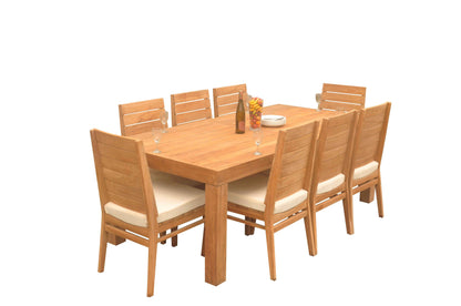 86" Canberra Table with Charleston Chairs