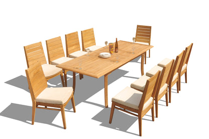94" Rectangle Table with Charleston Chairs