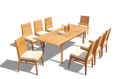 94" Rectangle Table with Charleston Chairs
