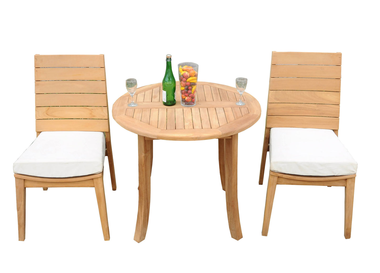 36" Round Table with Charleston Chairs