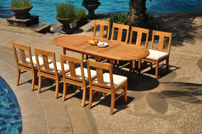 94" Oval Table with Osborne Armless Chairs