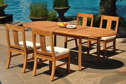 94" Oval Table with Osborne Armless Chairs