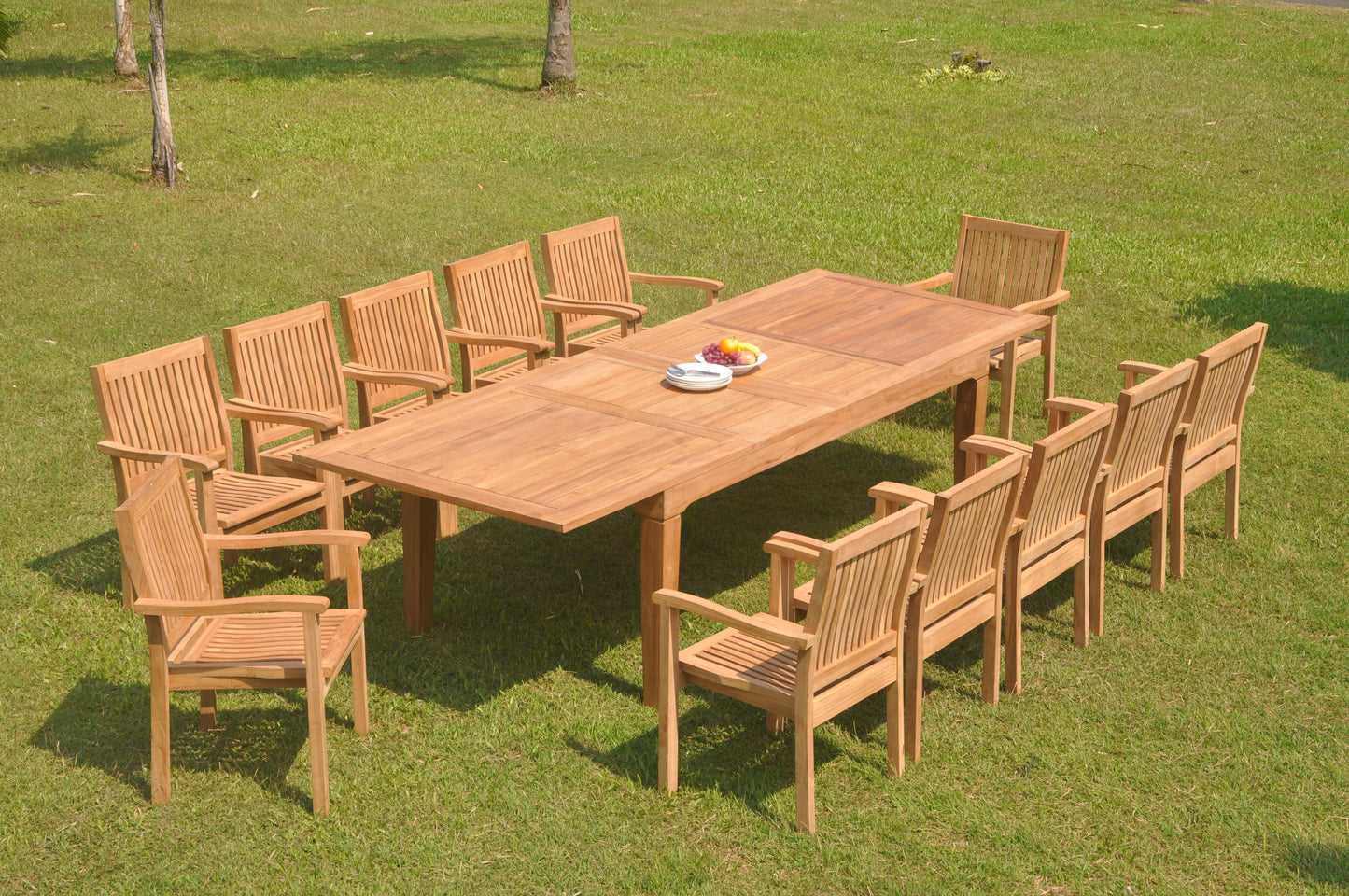 122" Caranas Dining Table with Leveb Chairs