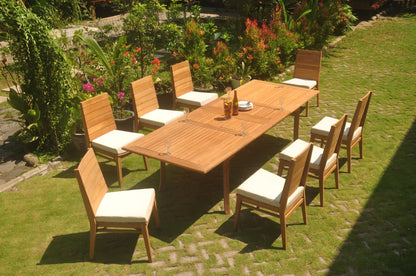 117" Rectangle Table with Charleston Chairs