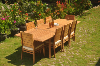 117" Rectangle Table with Charleston Chairs