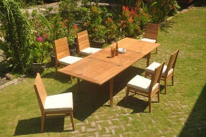 117" Rectangle Table with Charleston Chairs