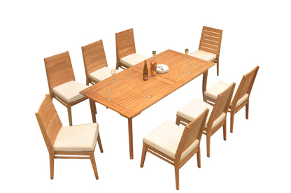 83" Rectangle Table with Charleston Chairs